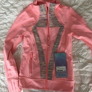 Girls-Jacket-Ivivva-Size-7-Pink-Yellow-Workout-Ja